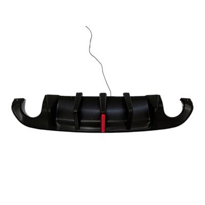 适用于14-17款Q50L改装后唇带灯不带灯包围尾唇扰流板