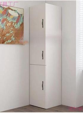 CY卧室客厅储物柜白色带门角柜墙角柜转角柜角落柜收纳柜拐角置物