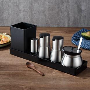 餐饮店调料罐餐桌筷子筒辣椒罐饭店餐饮店醋壶商用商用套装用商