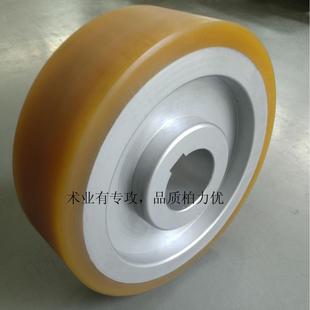 M02被动滚筒PU聚酯氨智能立体车库行走轮搬运车承重轮辅助脚轮