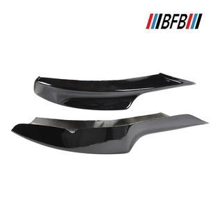 适用于09 Tech前杠护角ABS头角 11宝马3系后期E90亮黑前包角M