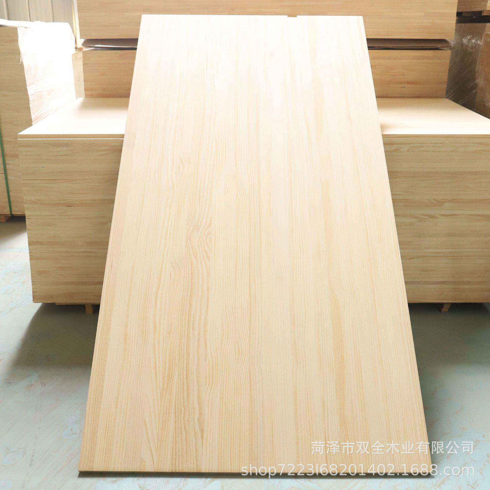 新西兰松集成直拼板直纹实木集成板家居装饰松木直拼板松木拼接板