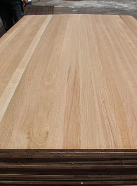 梯美国红橡木直拼板红橡实木木橡板材装修楼踏步木板KWO木窗台面