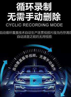 202款5高倒清新车免走线行车记录仪4超清车载超清影像前93753后双