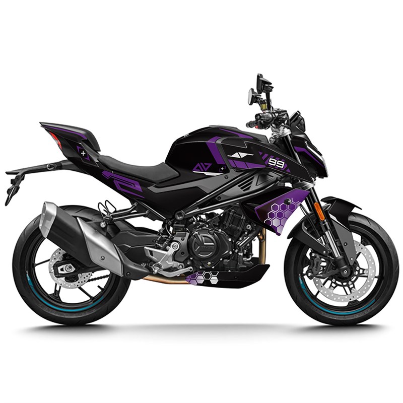 适用春风450NK全车版画版花贴纸贴花拉花珠光改S装色膜油箱贴配件