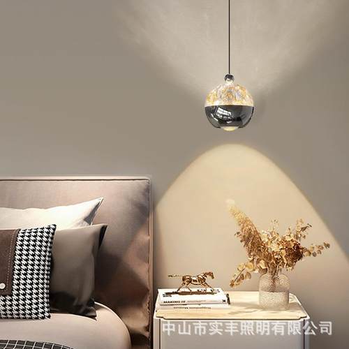 厂家包直供邮意式834床头灯吊可升降极简高级感奢卧室小轻吊