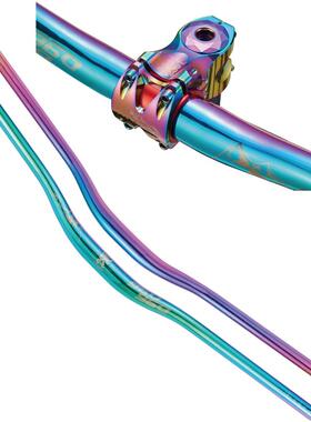 36KR自SC山地行车车把高强铝合金电镀彩速度降E自行车燕把骑行配