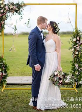 铁艺门婚礼tbh9618场地装饰婚节庆道具日装扮摆件户拱外爬气球藤