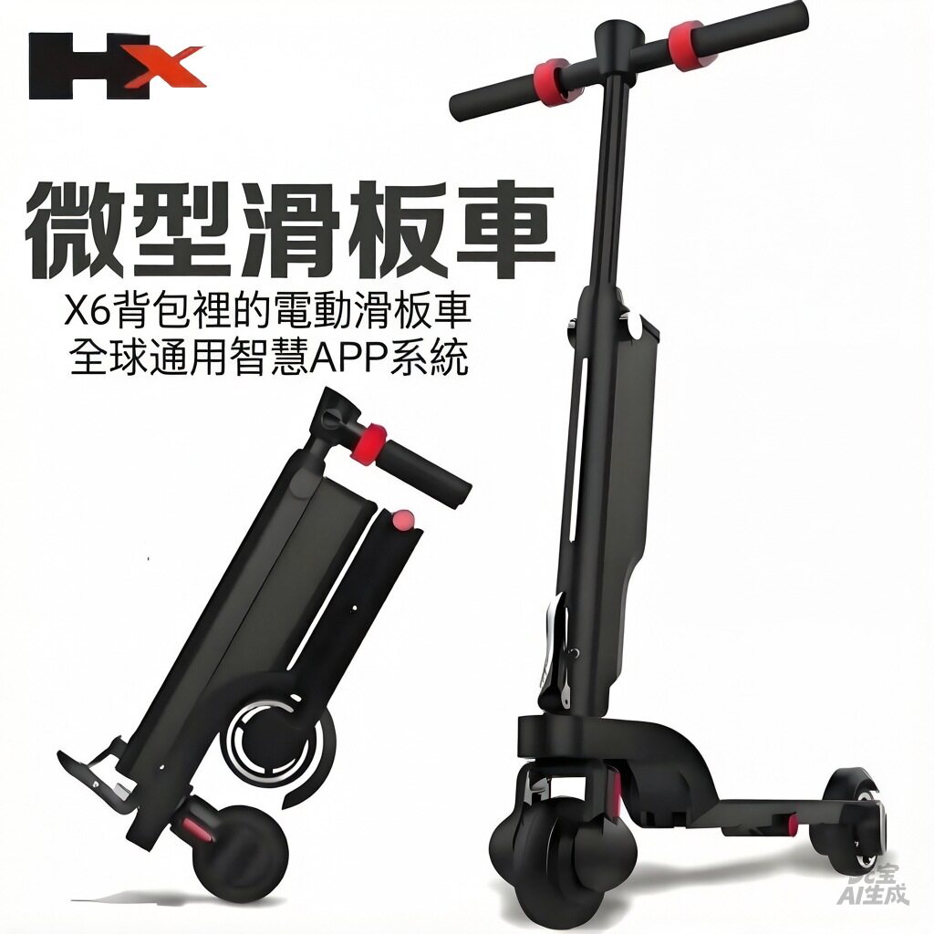 折疊x6電動滑板車超輕成人迷你小型電動車超輕便攜代步神器電瓶車