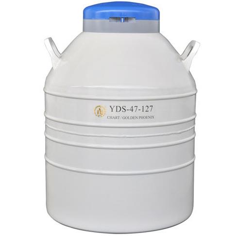 成都金凤YDS-47-127配多层方提桶液氮罐含六个276MM高的提筒