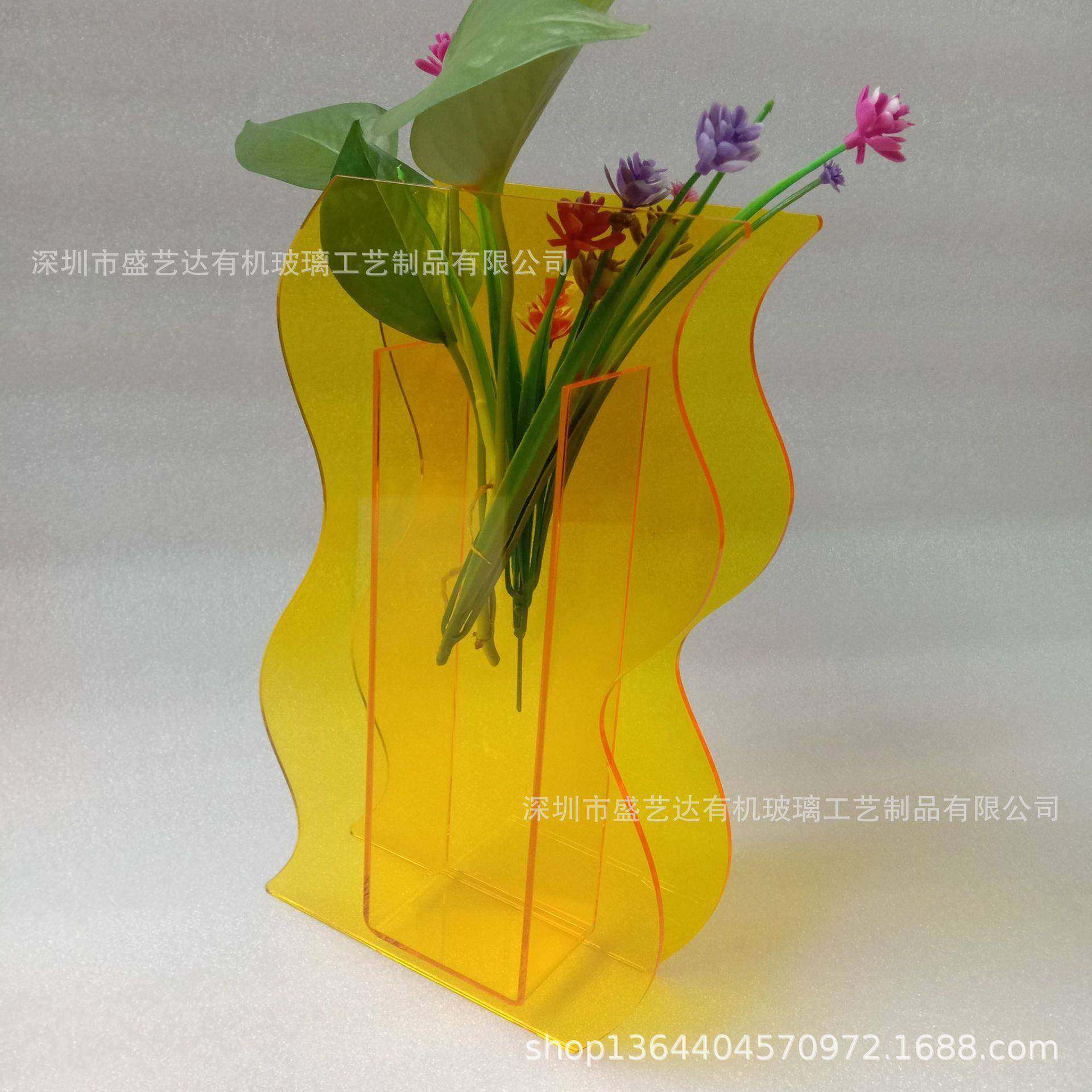 北欧风彩色亚克力花瓶摆件客厅插花简约艺术几何样板房家居装饰器,机械设备,其他机械设备,淘宝优惠券,粉丝福利购,淘宝优惠卷