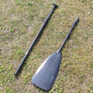 全碳桨划桨充气冲浪板桨板配件碳纤维桨杆桨叶全碳材质皮划艇配件