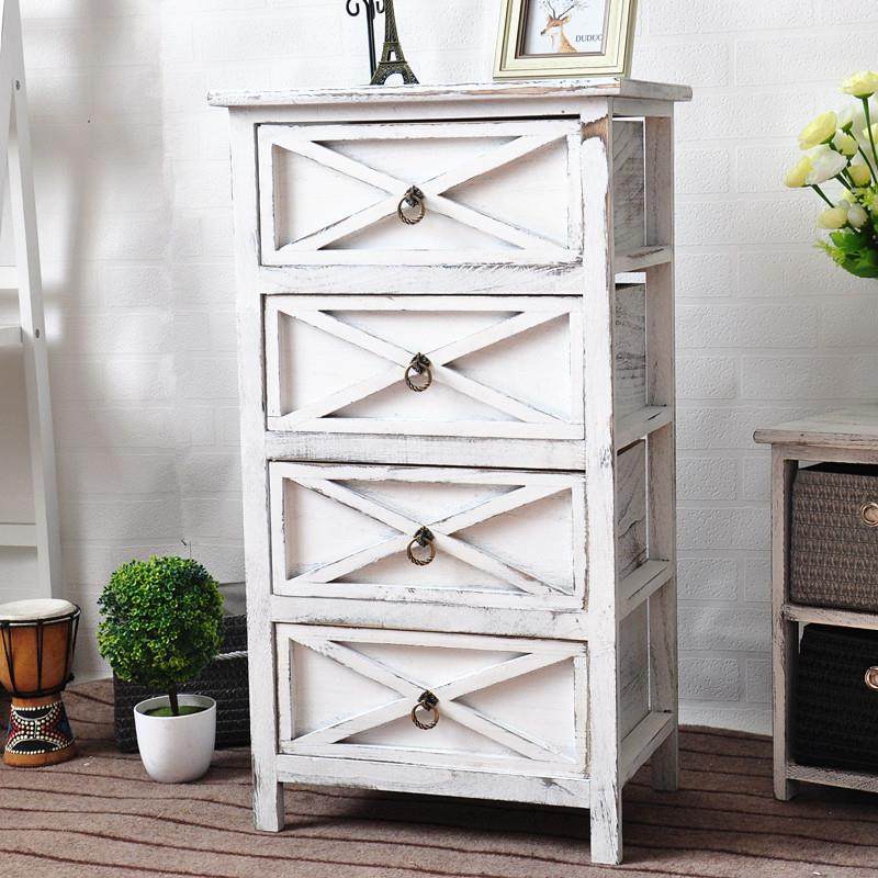 田园家具床头柜卧室收纳柜斗柜木质多层柜子,收纳整理,烫衣板及配件,淘宝优惠券,粉丝福利购,淘宝优惠卷