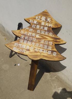 植物简介牌供应树形宣传栏告示栏宣传简介广告牌宣传栏提示牌