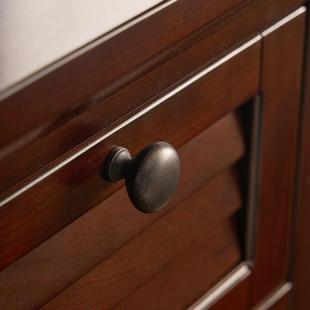 A6L美式 复古全实木现代简约五斗柜七斗柜抽屉储物收纳柜轻奢家具