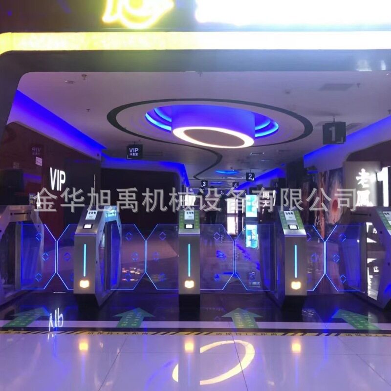豪华摆闸(拉丝款)景区电影院游乐园票务系统闸机 自助检票机