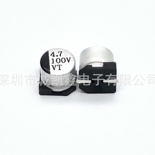 厂家直供全系列SMD电解贴片铝电解电容100V4.7UF6.3X5.4VT系列