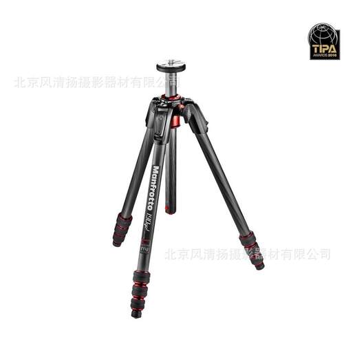 曼富图（Manfrotto）MT190GOC4碳纤维四节旋钮锁紧三脚架