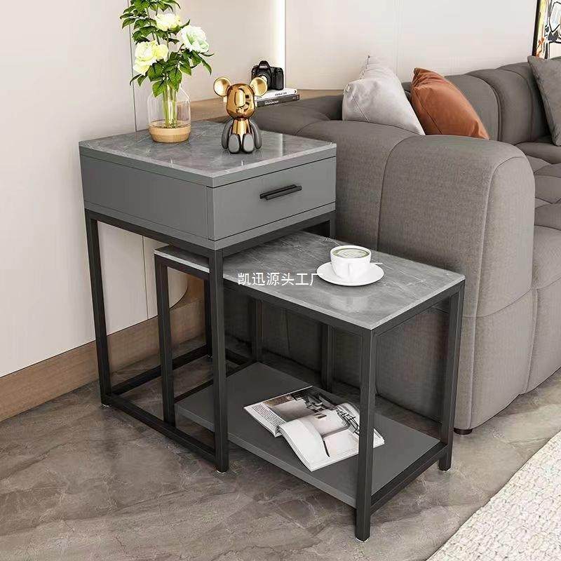 方形简约岩板边几沙发边柜客厅移动小茶几轻奢角几桌沙发旁侧边柜,机械设备,其他机械设备,淘宝优惠券,粉丝福利购,淘宝优惠卷