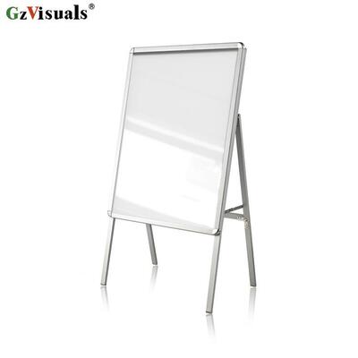 家海报架单面厂海报折架子落铝地式可叠合金广告展架n87360*80cm