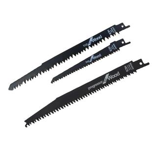 10PCS往复锯条刀锯金属长木工铝用粗齿细齿手提加电10支装马锯条