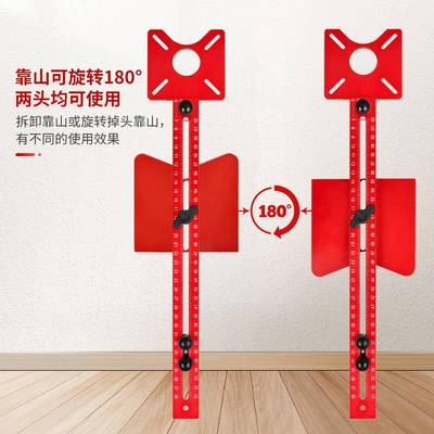 机木工修边修边机雕支机架辅助山圆形开孔圆孔开槽定位靠工具切铣