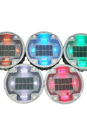 埋太阳能CS-SR-81道铸道铝钉地灯抗压ED多颜色人行道路钉边灯全铝