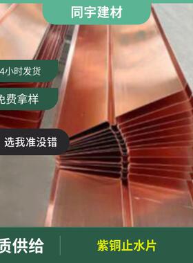 蜂窝铜合片紫EDB止铜水带止水性好工程隧道地铁复紫基铜止水片建