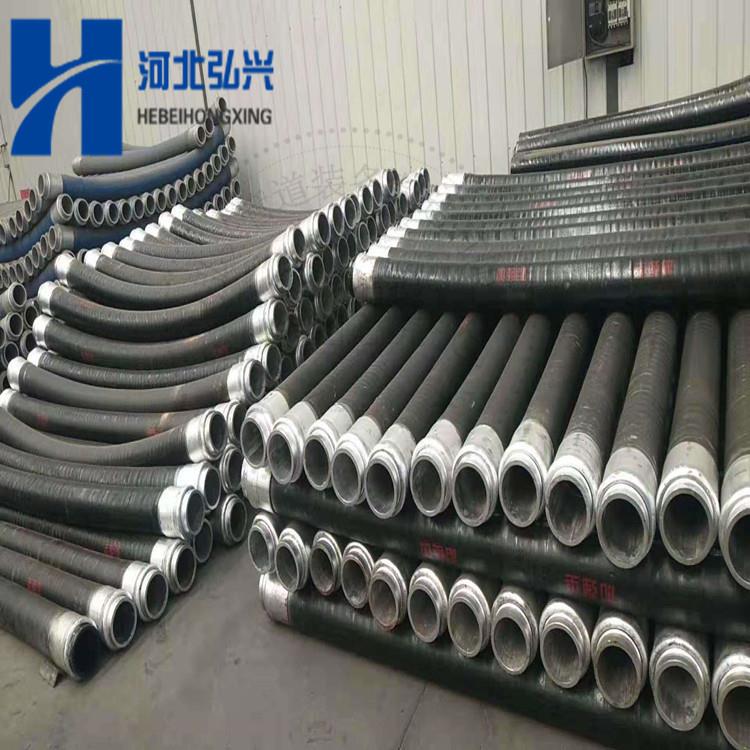 混凝土输送1泵车末端软管DN2粗丝5*3000钢丝软管加HWF强加钢软管