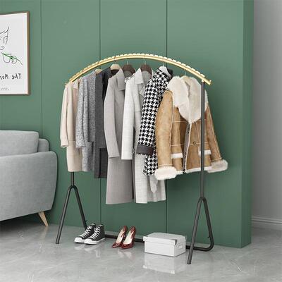 衣架卧室落地北欧轻ins家用约奢衣帽架室内944阳简台简架易挂衣服