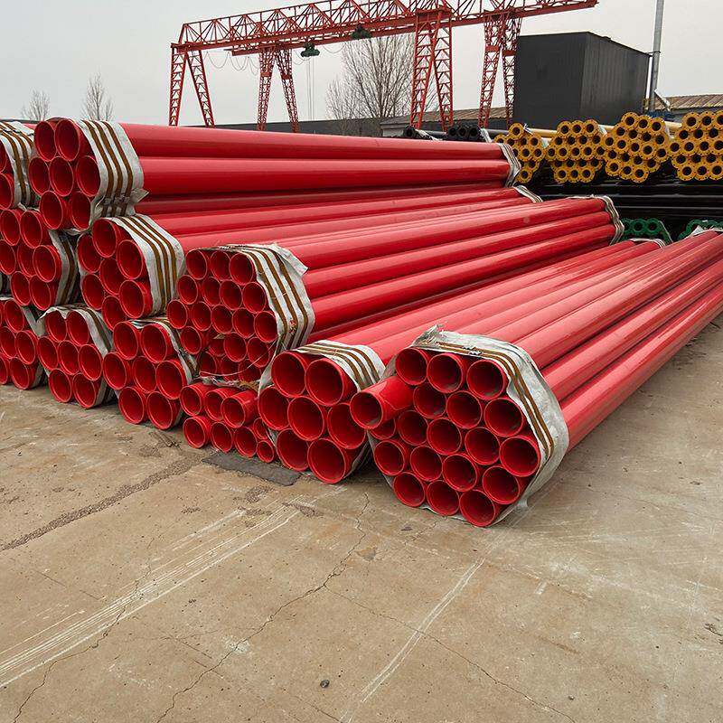 矿用涂塑钢浸塑电力电管道缆给涂BST塑复合直缝钢管管水消防管道