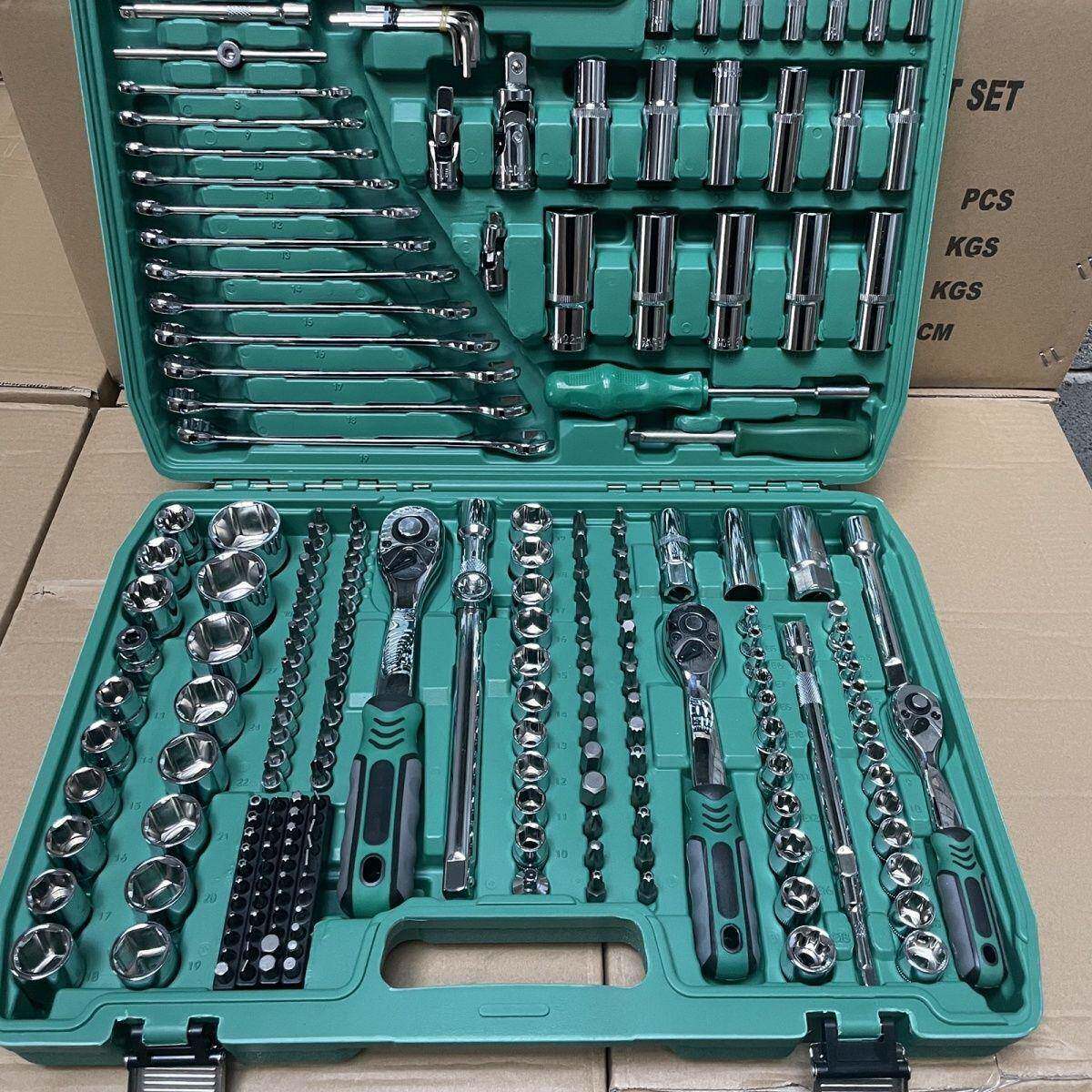 16件套汽修工具套装汽车修组维套2筒扳手组合工具维修工具直130套