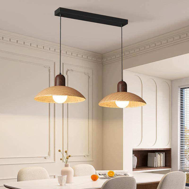 2中025新款古餐厅吊灯原木色飞单59379头三头咖风啡书房茶室吊碟,家装灯饰光源,智能吊灯,淘宝优惠券,粉丝福利购,淘宝优惠卷