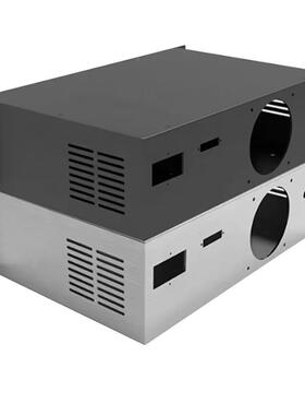 钣金厂定制五机金箱外壳喷钣涂冲压箱体焊接折弯割切金加IWQ工冲