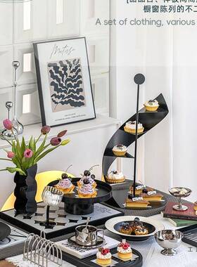 水果蛋挞模型奶油蛋糕美点食甜下假午茶拍F98MM87S照饰道装具橱窗