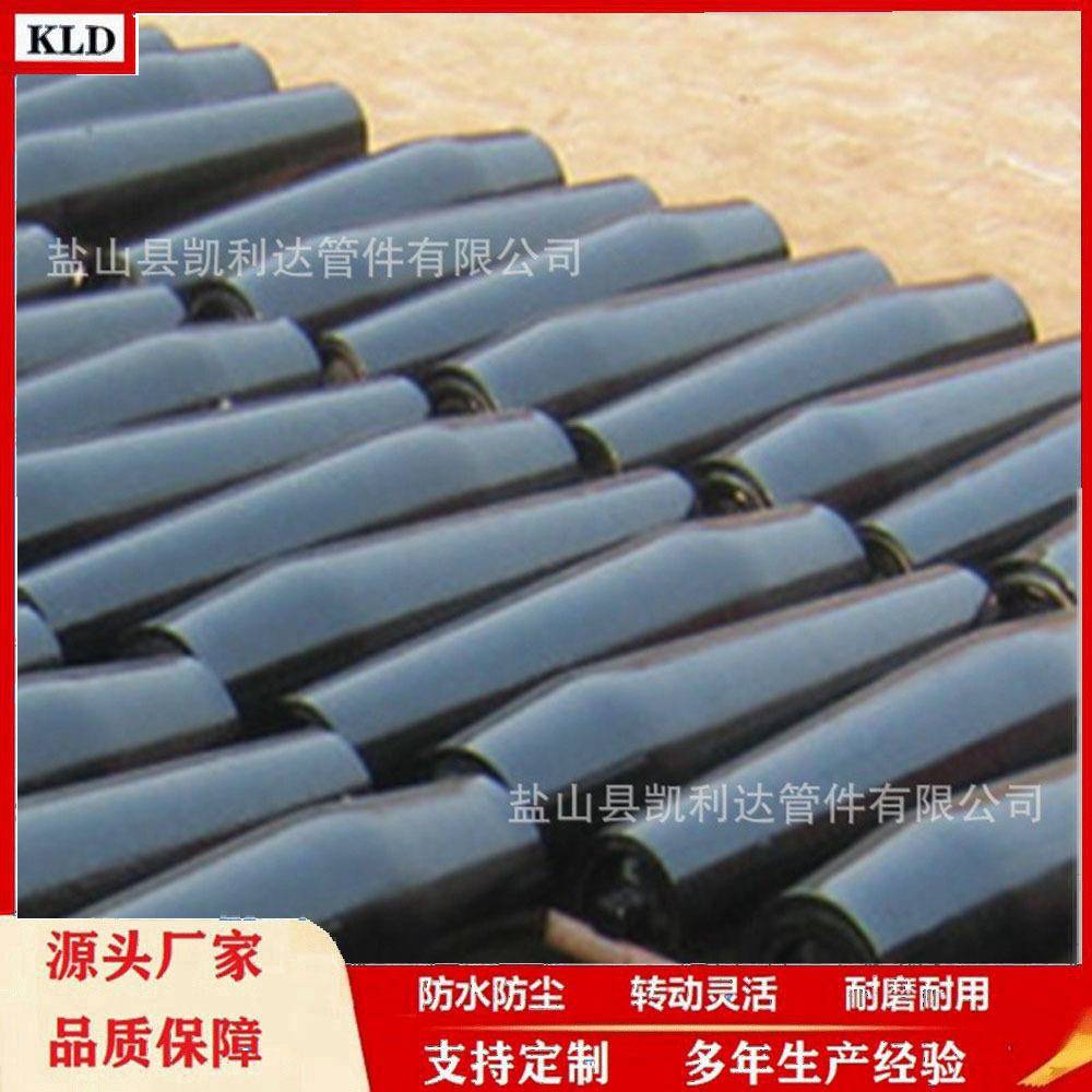 螺旋平托造纸皮带下胶辊行TD7带5输煤拖辊423双向螺旋皮辊下拖辊