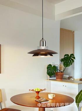 中古餐厅吊古灯日风式复木纹47316胡桃木色火锅饭店吧台岛茶室咖