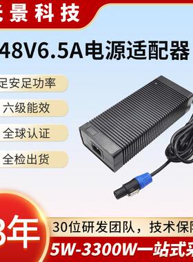 48v6.5a车载冰箱电源适配器48V312w工业磁吸轨道灯电源适配器