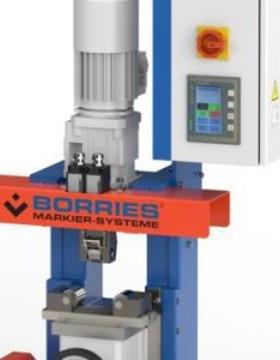 德国borries打标机，压制时间短，成本可控