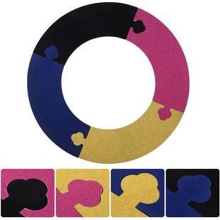 飞镖护圈剑麻镖盘靶配件保护墙体分体可拆卸镖靶保护圈