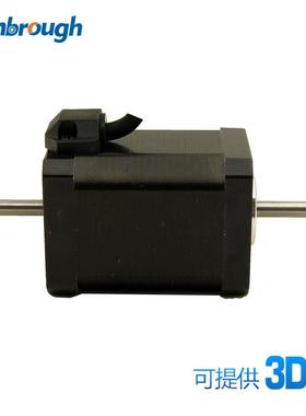 二相42双轴步进电机力矩0.8NM电流1.5A四线机身长60MM