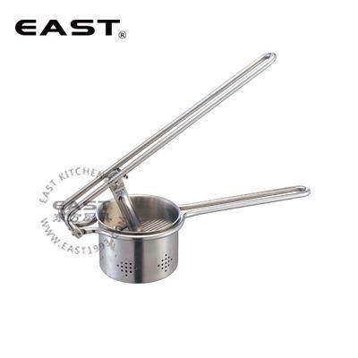 不锈钢线柄压薯器手动榨汁器