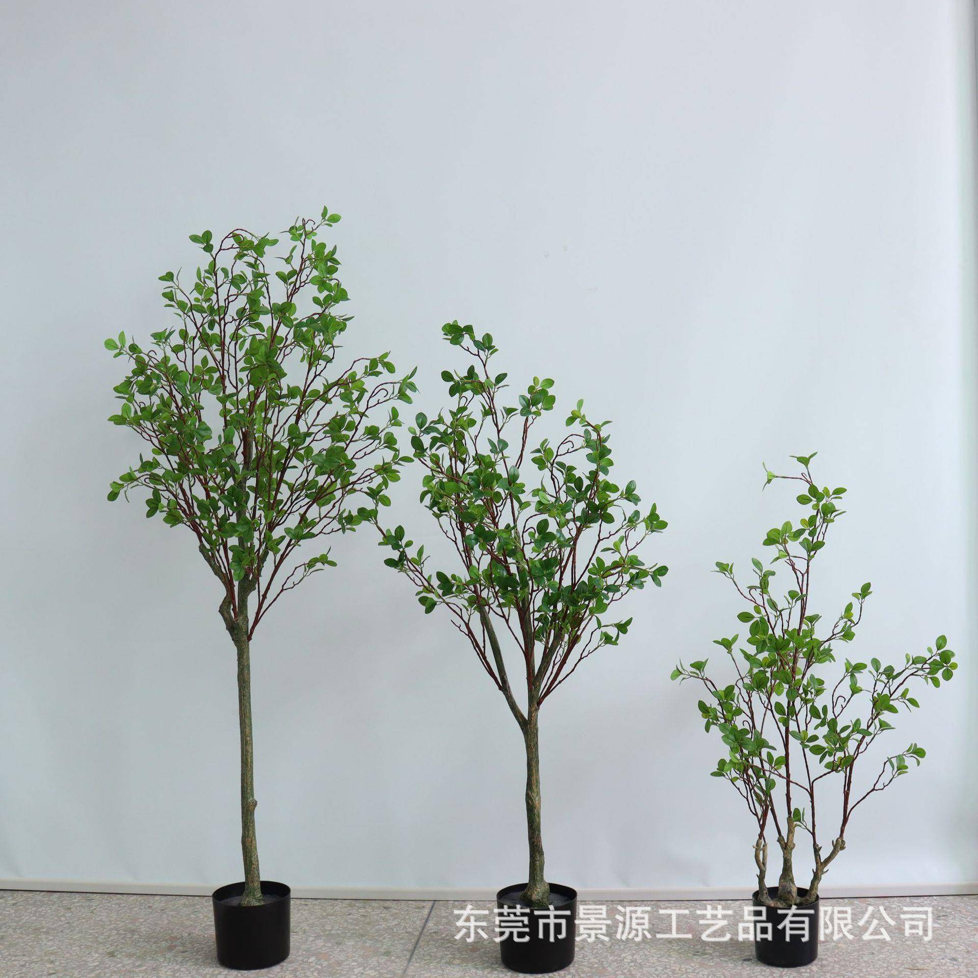 仿真绿植椿树盆栽客厅服装店面民宿落地植物摆件室内家居装饰盆景