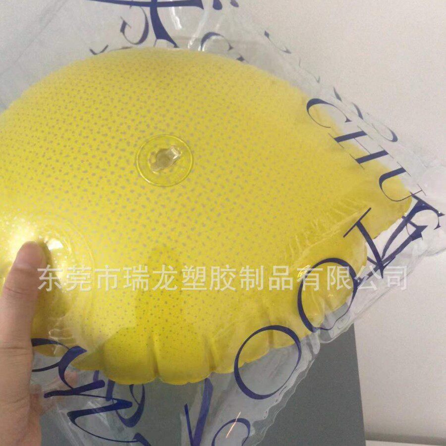 厂家供应PVC充气枕头广告宣传抱枕户外充气装饰枕头