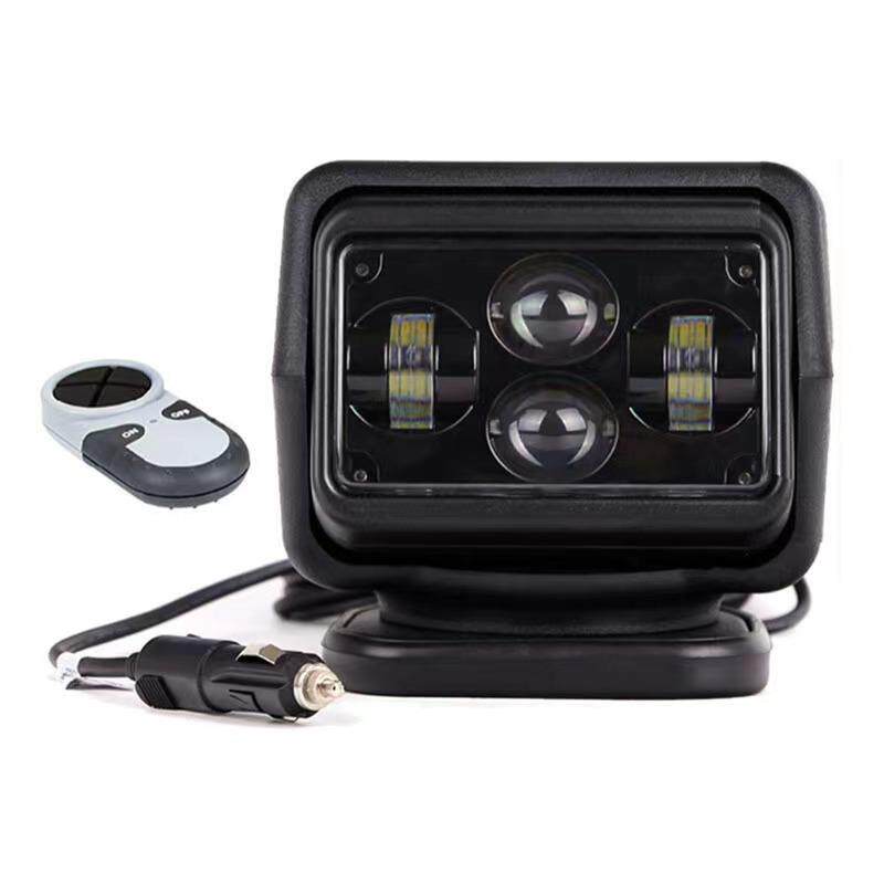 厂家龙版 60W led汽车遥控探照灯工作灯游艇探照灯户外射灯