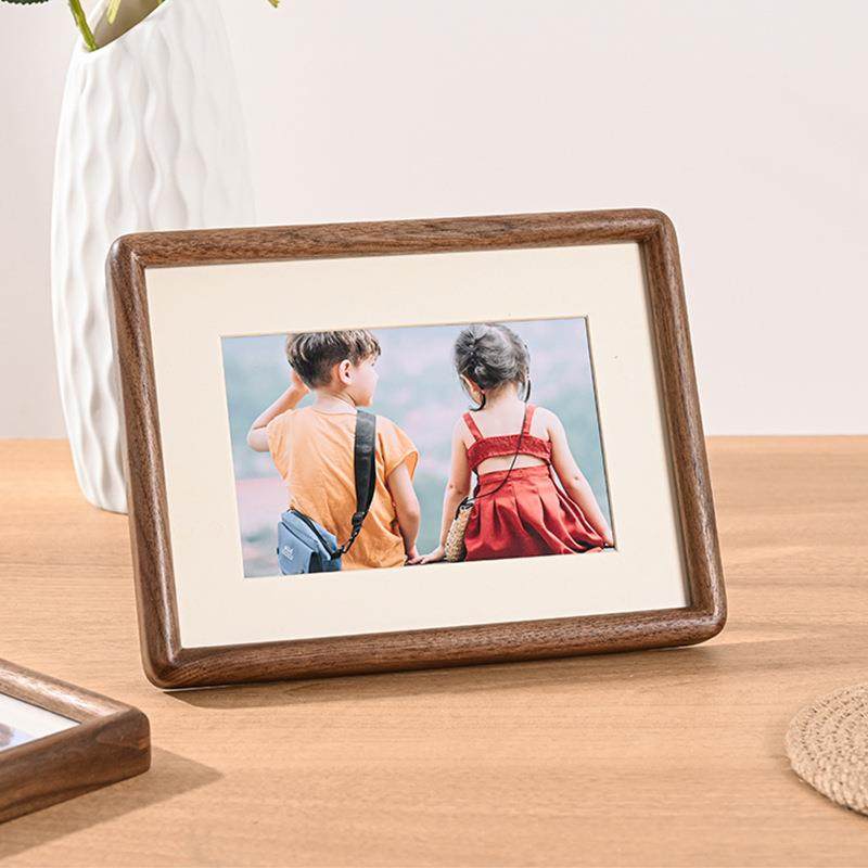 黑胡桃相框摆台寸A4a实木榫卯67木寸8寸3新S2313榫中式复古画框定,家居饰品,DIY亲子装饰画,淘宝优惠券,粉丝福利购,淘宝优惠卷