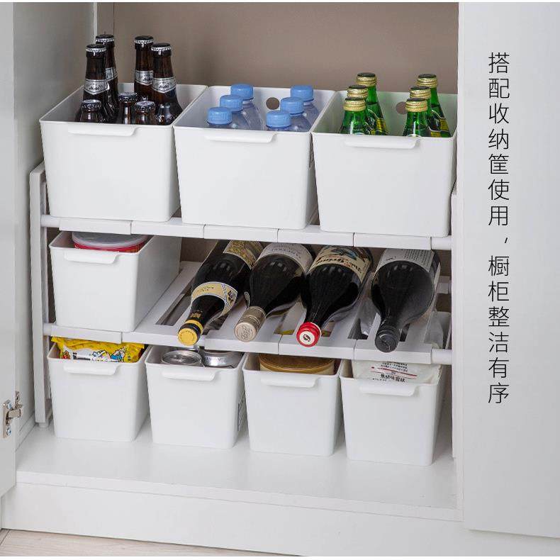 房橱柜可伸缩置架45800115层物下水槽节省空厨双间收纳整理架收纳