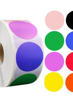 色爱心贴ins风di彩色8种颜封160口贴不纸干胶可书写标签装饰小尺y