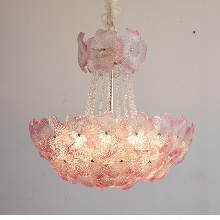 法式油风客奶厅535吊灯轻法奢餐厅吊灯卧室餐厅铃兰花园风式吊田