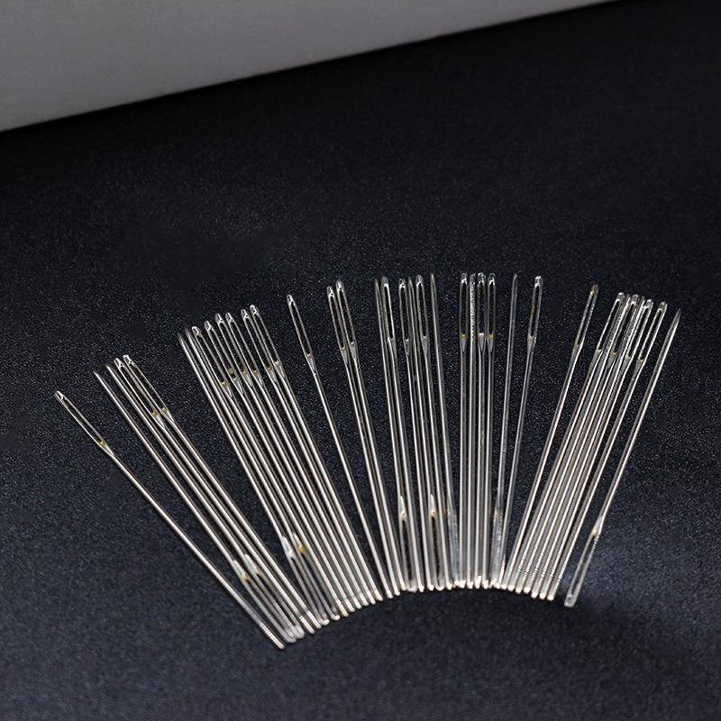 厂针SFZ-4JW-家金银尾十/字绣22/2426#圆头尾绣花针一万枚一盒钝